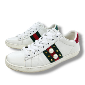 Gucci Ace Pearl Trainers 