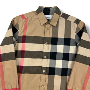 Burberry Large Scale Nova Check Long Sleeve Shirt