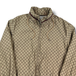Gucci GG Monogram K-Way Windbreaker Jacket 