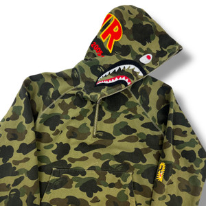 Bape 1st Camo Shark 1/4 Zip Hoodie 