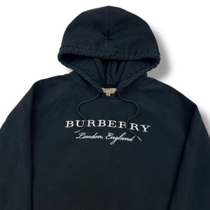 Burberry London England Embroidered Black Hoodie 