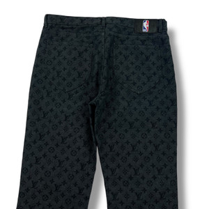 Louis Vuitton x NBA Black Monogram Jeans 
