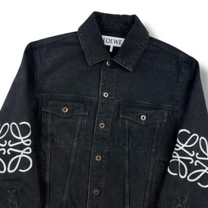 Loewe Anagram Black Denim Jacket 