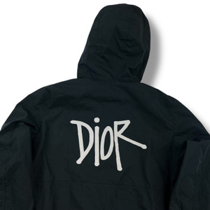 Dior x Shawn Stussy Black Hooded Jacket 