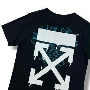 Off-White Dripping Arrows Black T Shirt