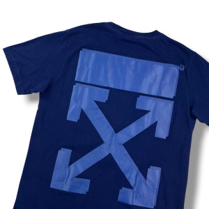Off-White Rubber Arrows Blue T Shirt