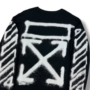 Off-White Spray Arrows Long Sleeve T Shirt