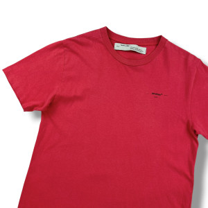 Off-White Mini Logo Red T Shirt 