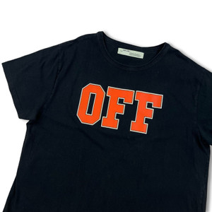 Off-White Off Orange Font T Shirt