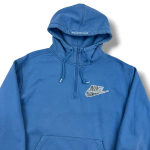 Supreme x Nike 1/4 Zip Blue Hoodie