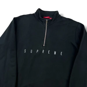 Supreme United Black 1/4 Zip 