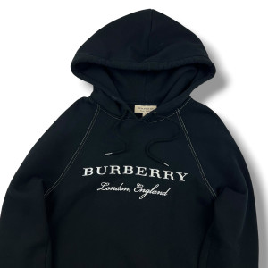 Burberry London England Contrast Stitch Hoodie 