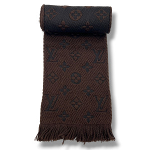 Louis Vuitton Brown Monogram Logomania Scarf