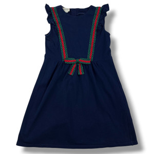 Gucci Girls Navy Bow Dress 10yrs 