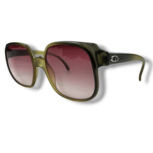 Christian Dior 2017 Dark Green Sunglasses w/ Custom Rose Lenses