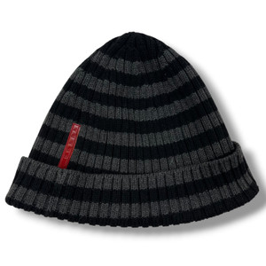 Prada Sport Striped Beanie