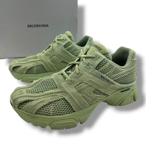 Balenciaga Phanom Trainers Olive 