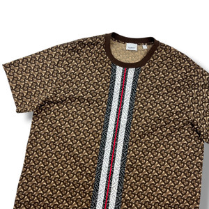 Burberry TB Monogram Panelled T Shirt