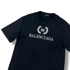 Balenciaga BB Crest Black T Shirt 