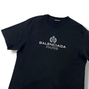 Balenciaga Paris Black T Shirt 