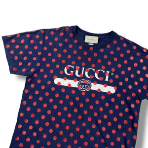 Gucci Polka Dot Navy T Shirt 