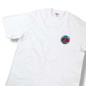Supreme FDNY Chinatown White T Shirt 