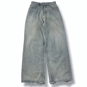 Balenciaga Back Tab Baggy Denim Jeans
