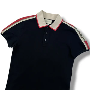 Gucci Ribbon Black Polo Shirt 