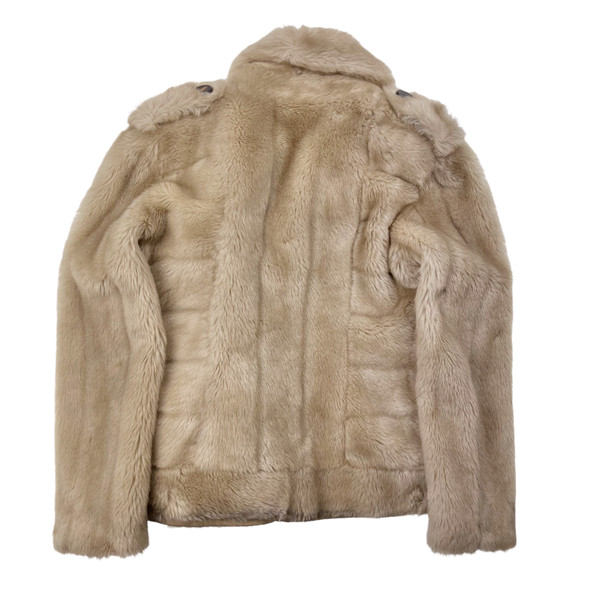 Gucci by Tom Ford AW96 Faux Fur Double Breasted Jacket 