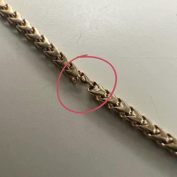 9ct Gold 19'' Wheat Link Chain 