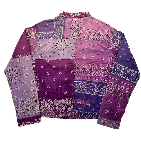 Kapital Purple Bandana Patchwork Jacket 