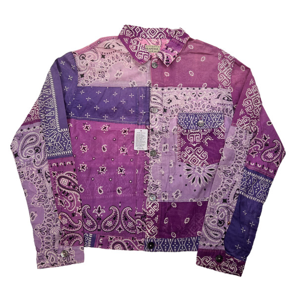 Kapital Purple Bandana Patchwork Jacket 