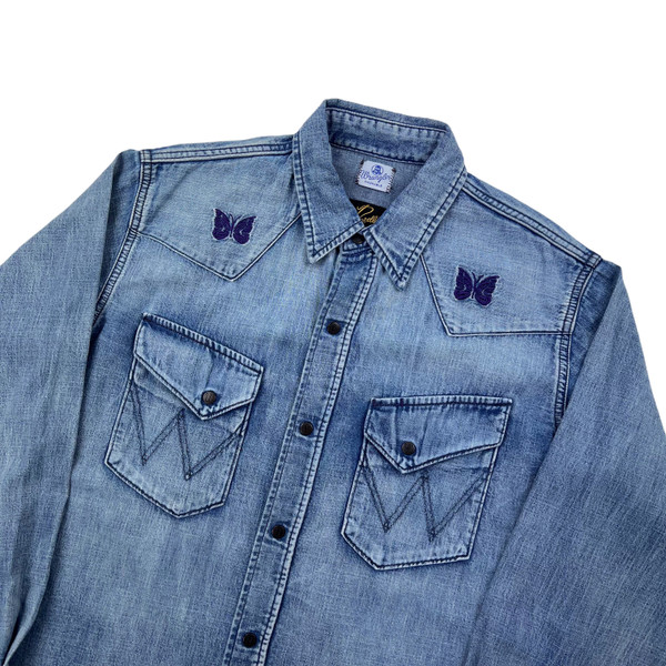 Needles x Wrangler Western Denim Shirt 