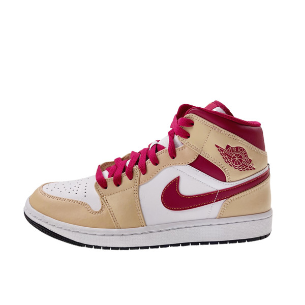 Nike Air Jordan 1 Mid Beige / Red