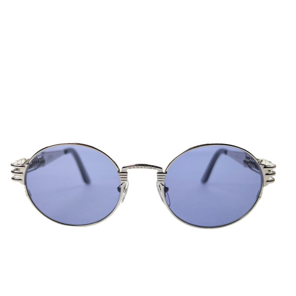 Jean Paul Gaultier x Karim Benzema 56-6106 Silver Sunglasses