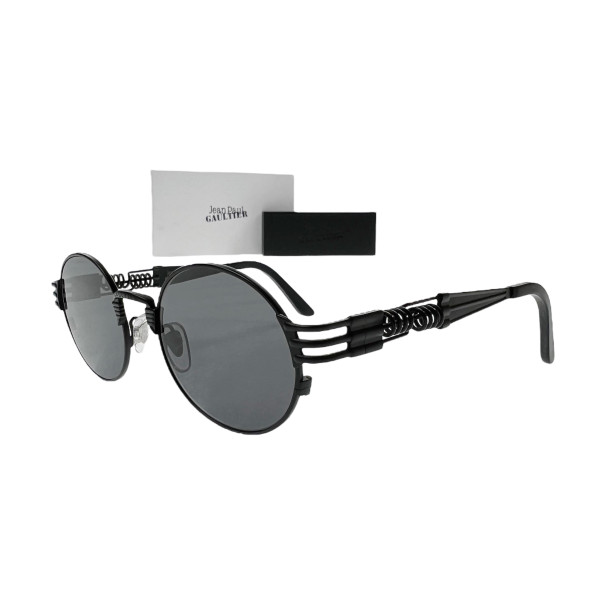 Jean Paul Gaultier x Karim Benzema 56-6106 Black Sunglasses