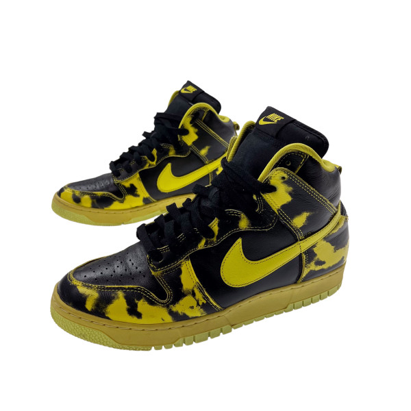 Nike Dunk High 1985 Yellow Acid Wash 