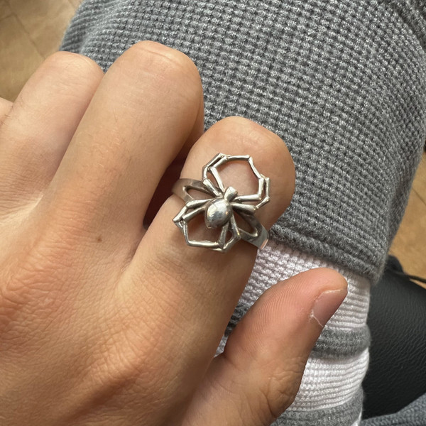 Sterling Silver Spider Ring