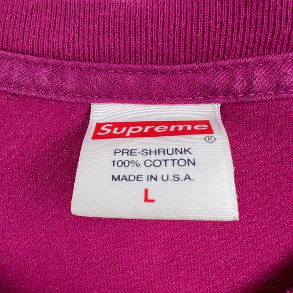 Supreme Paint Pink T Shirt 