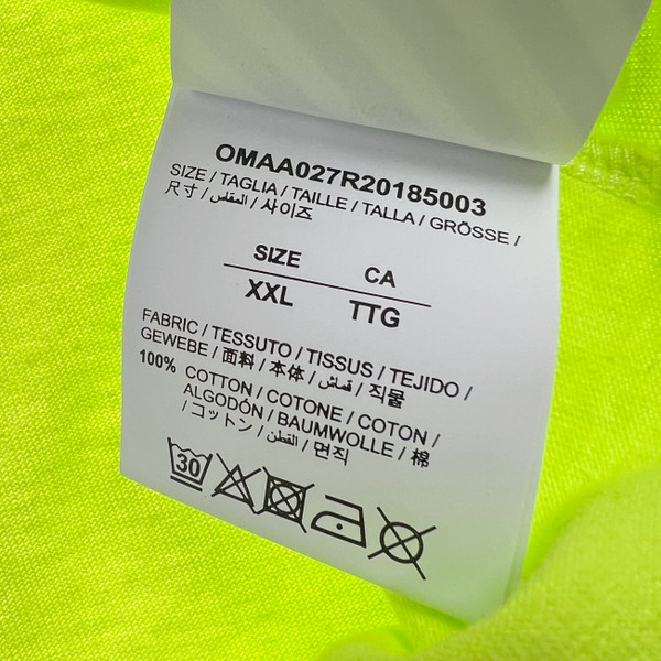 Off-White Rationalism Neon T Shirt 