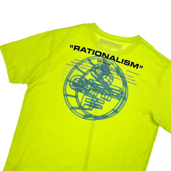 Off-White Rationalism Neon T Shirt 