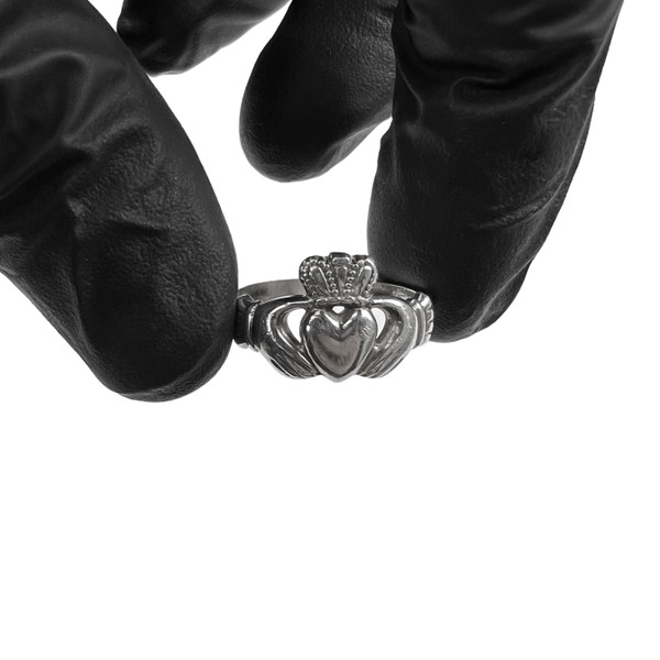 Sterling Silver Claddagh Design Ring