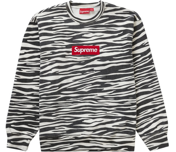 Supreme Zebra Box Logo Sweatshirt