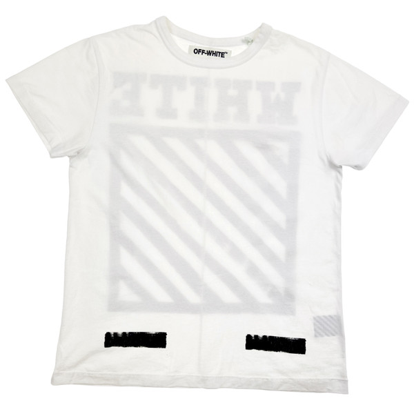Off-White Brush Diagonal T Shirt