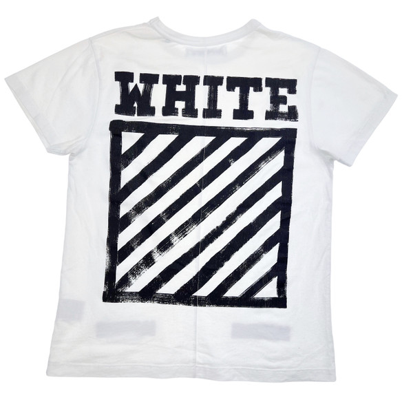 Off-White Brush Diagonal T Shirt