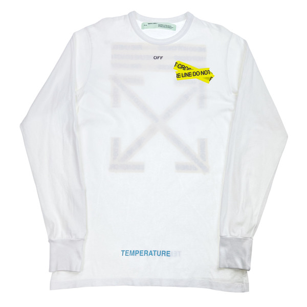 Off-White Fire Tape Arrows Long Sleeve