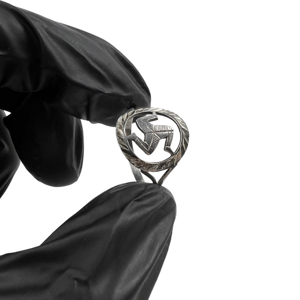Sterling Silver Isle Of Man Ring 
