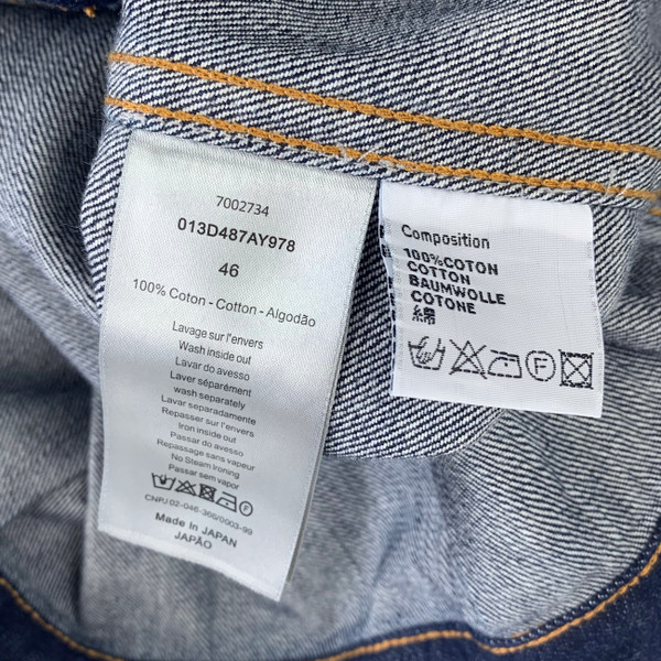 Dior Selveged MKII Saddle Pocket Denim Jacket 