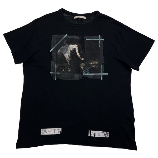 Off-White Caravaggio Print Black T Shirt 