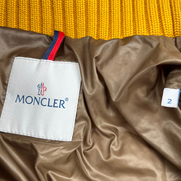 Moncler Fedor Yellow Puffer Jacket 